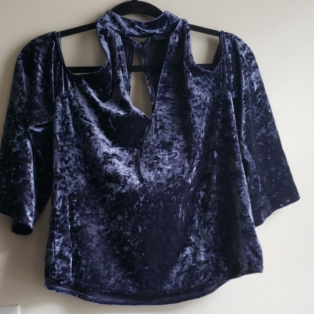 AE Crushed Velvet Blouse